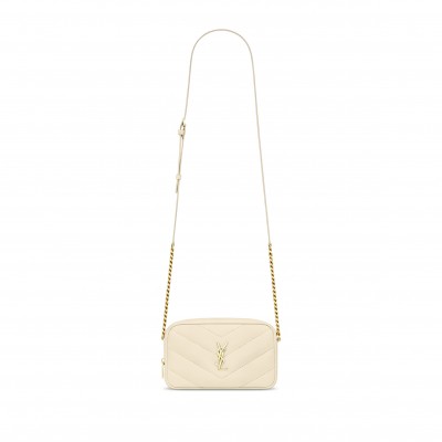 YSL LOULOU MINI CAMERA BAG IN LAMBSKIN 869816 (18.5*11.5*5cm)